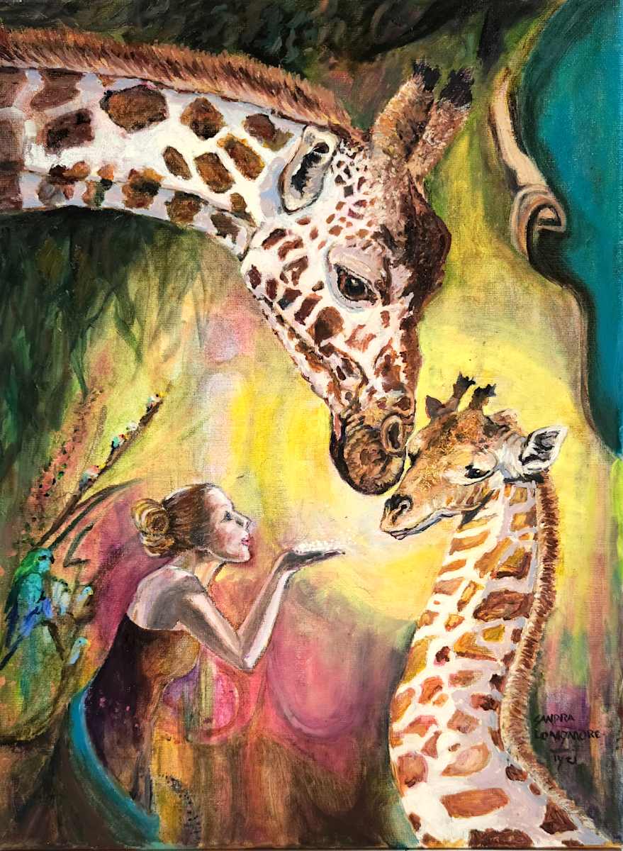 Giraffe Blessings by Sandra Longmore, Image 1.
