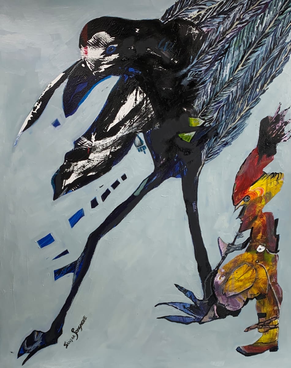 The Battle Painting#2 in the Covid-19 series 