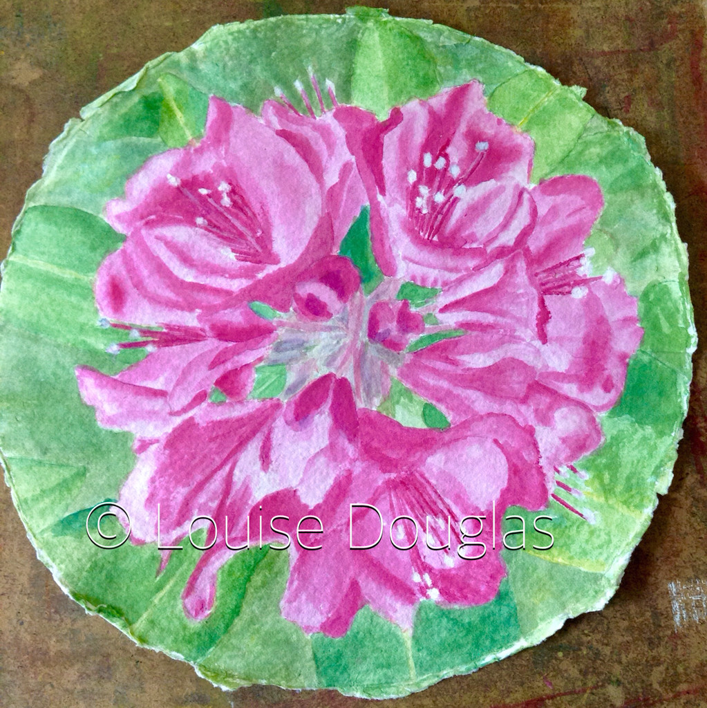 Jen's flower circle by Louise Douglas 