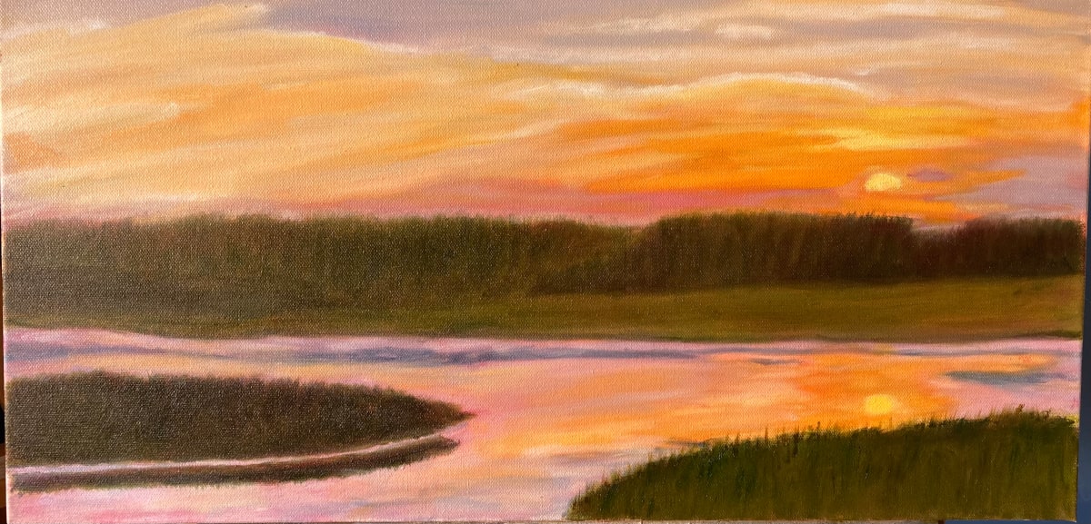 Sunset at Quabaug by Louise Douglas 