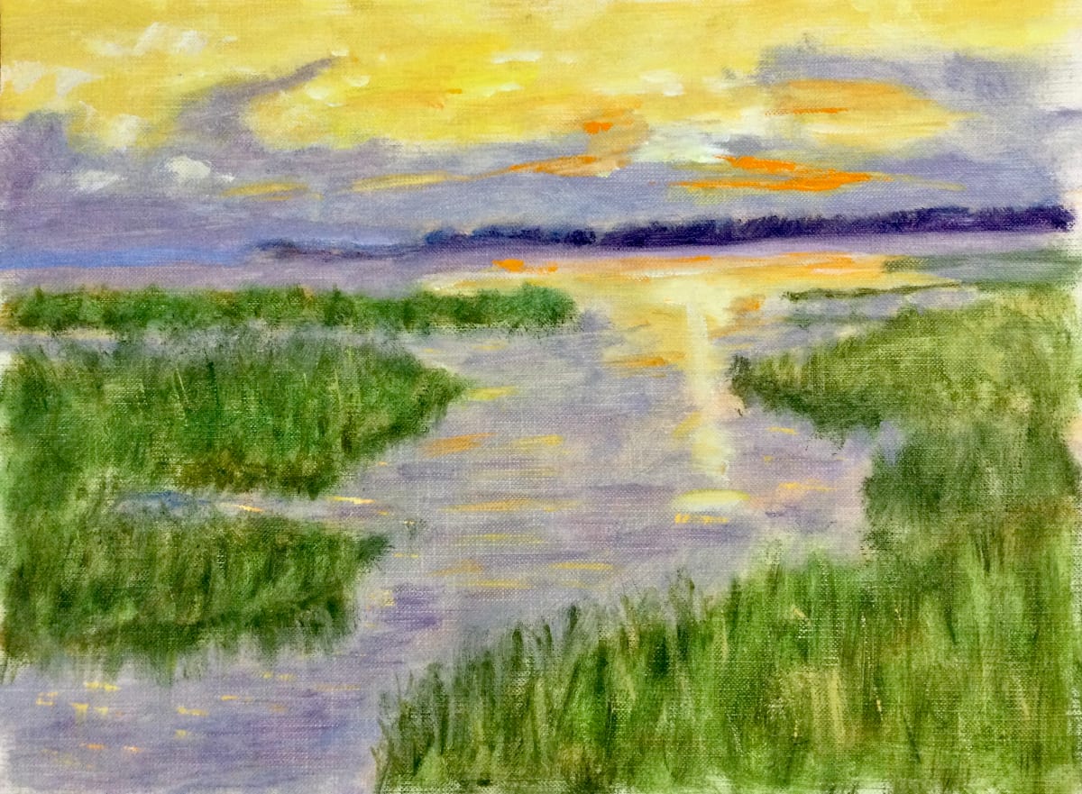 Marsh Study 2 by Louise Douglas 