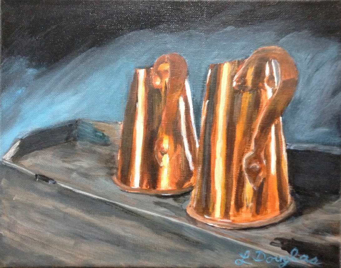Copper Pitcher by Louise Douglas, Image 1.