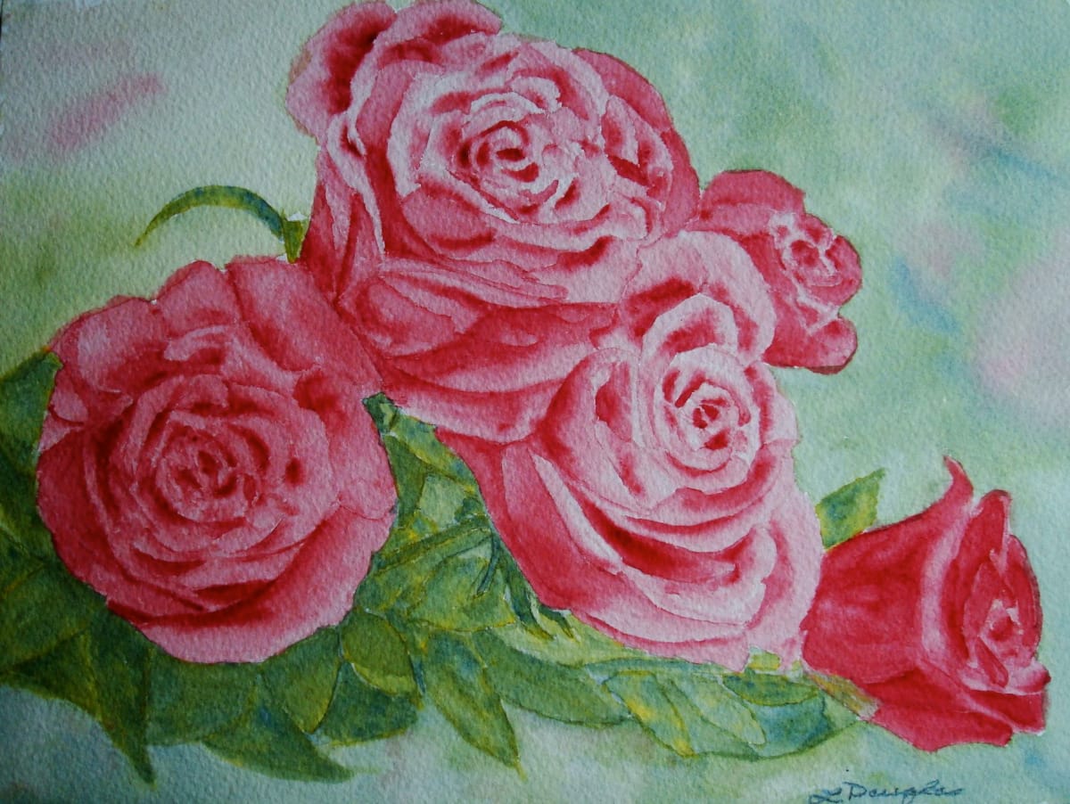 Grandmother's roses by Louise Douglas 