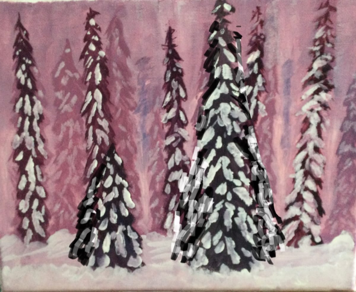 Winter Pine Forest by Louise Douglas, Image 2.