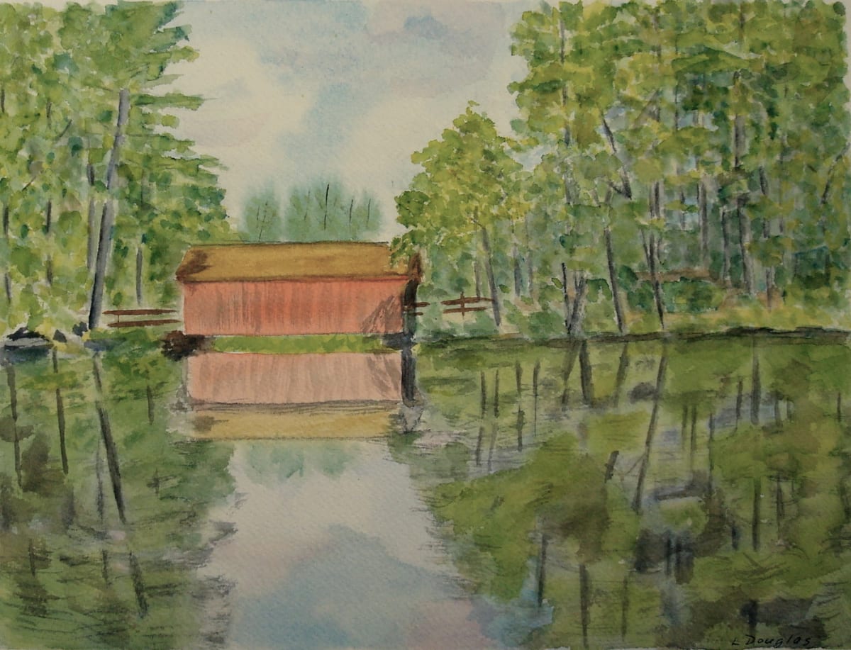 Covered Bridge 2 by Louise Douglas, Image 1.