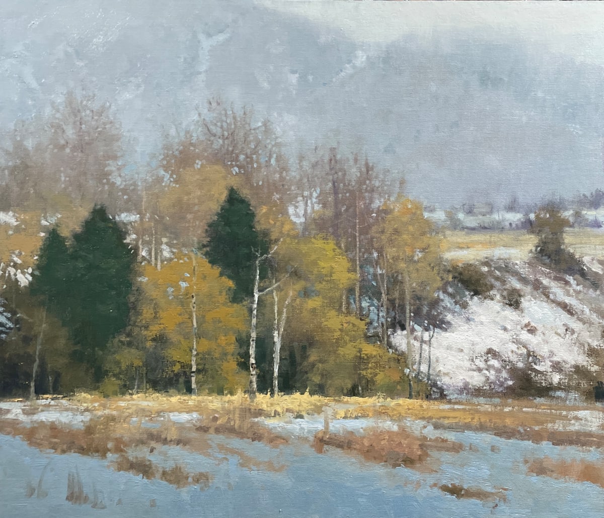 Hillside Patchwork by Shanna Kunz  Image: American Tonalist Society Shades Of Gray II, NYC