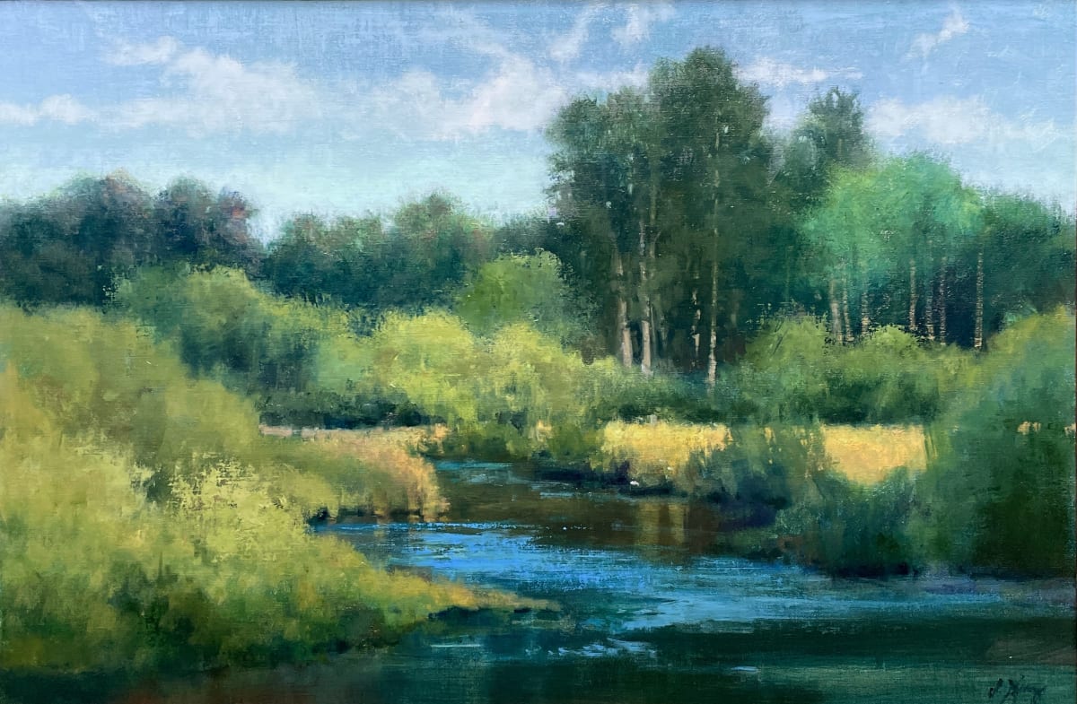 Viridian Summer Stream by Shanna Kunz 