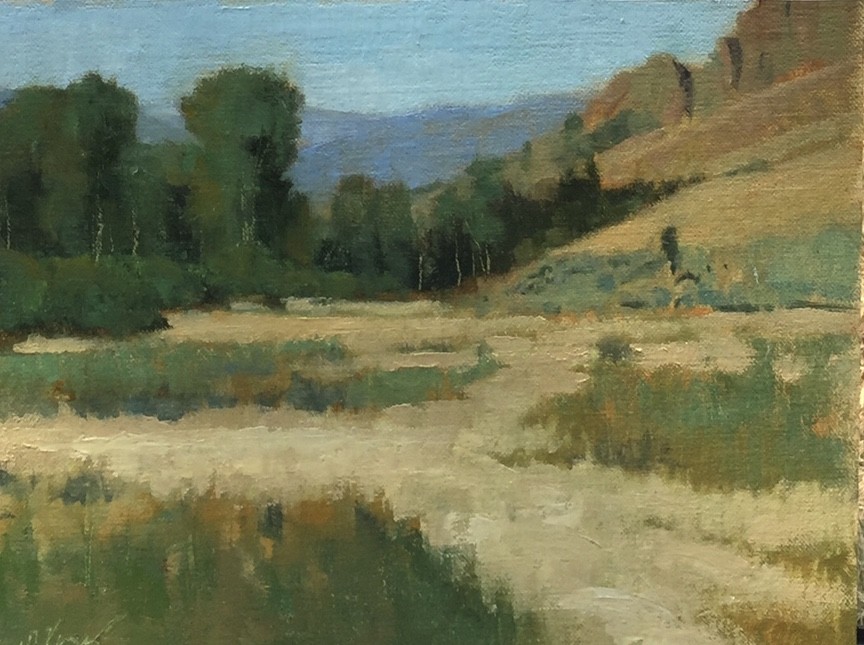 Adams Gulch Plein Air by Shanna Kunz 