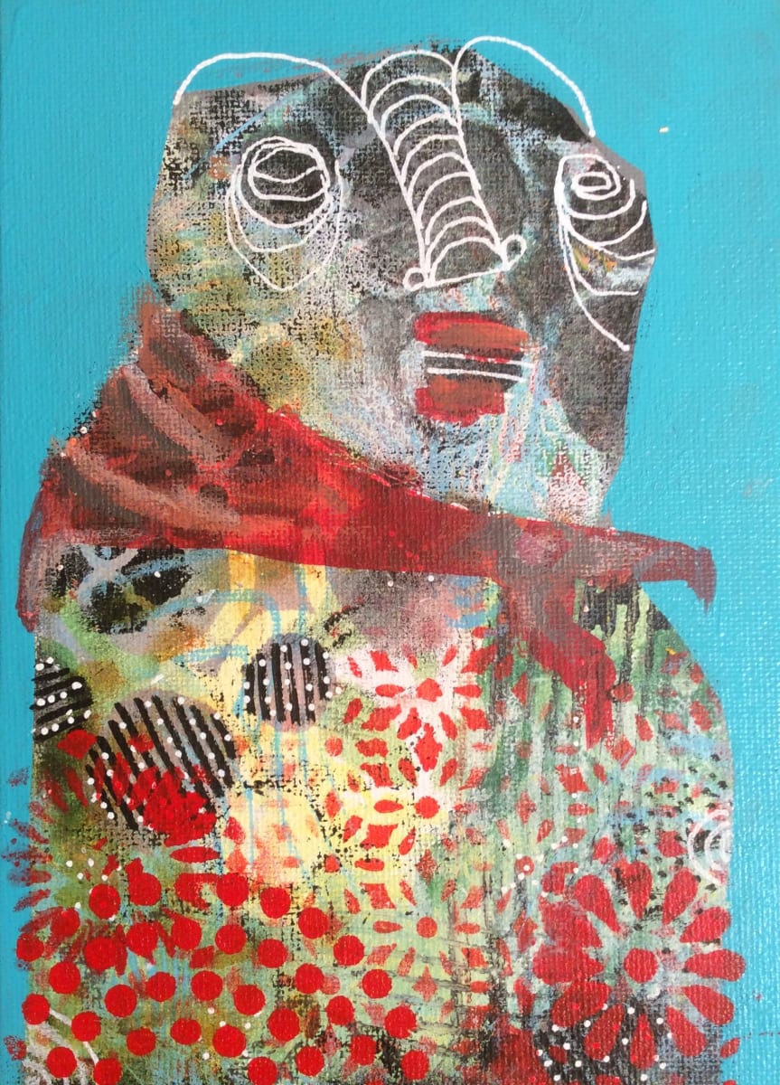 Red Scarf by Steffanie Lorig, Image 2.