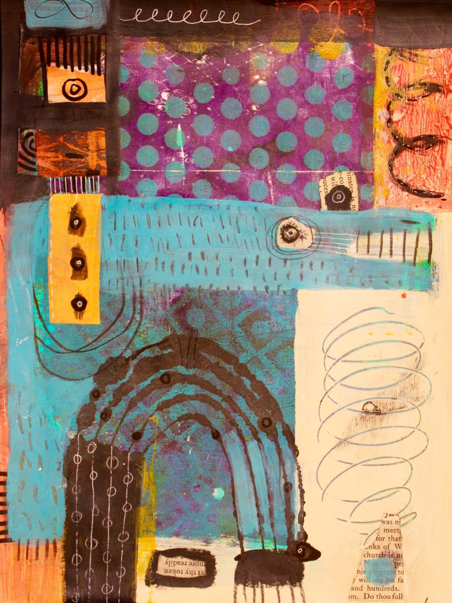 Alligator Rainbow Lamb by Steffanie Lorig 