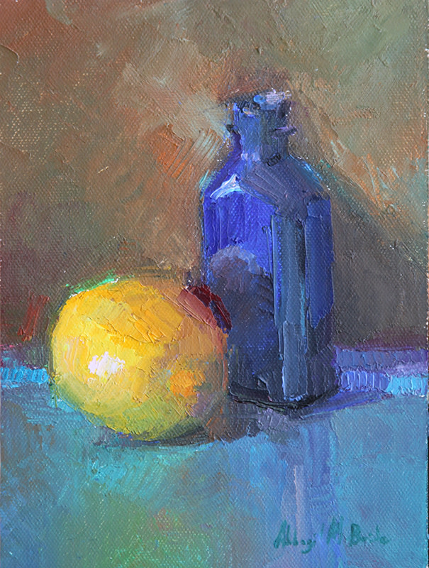 Blue and Yellow Harmony by Abigail McBride 