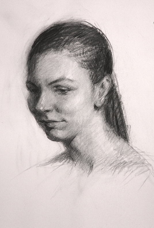 Portrait Society Demonstration by Abigail McBride 