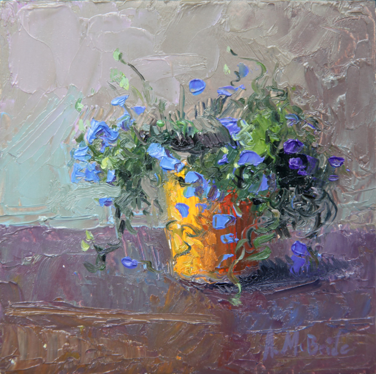 Tiny Potted Plant by Abigail McBride 