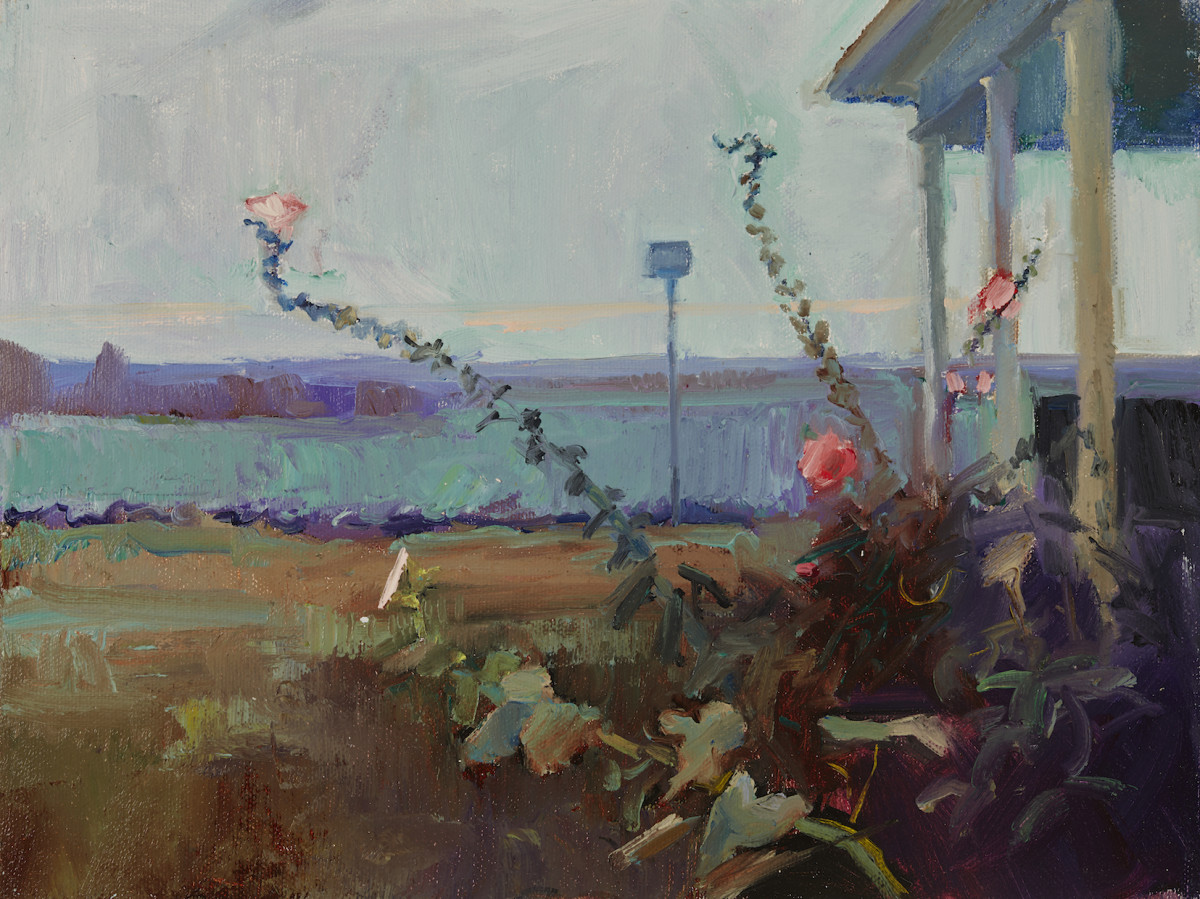 Hollyhocks, Gerber Farm by Abigail McBride, Image 1.