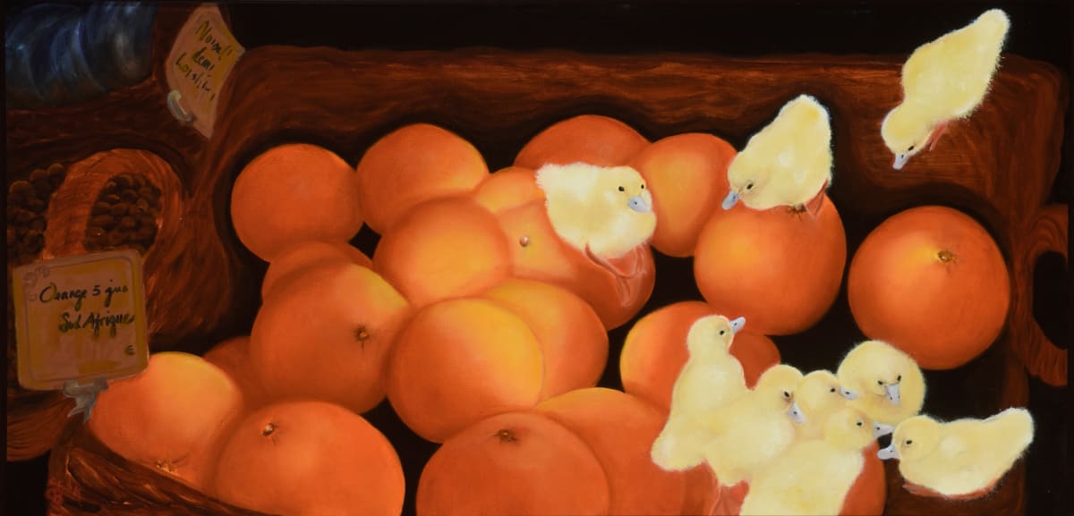 In a Parisian Market by Carolyn Kleinberger 