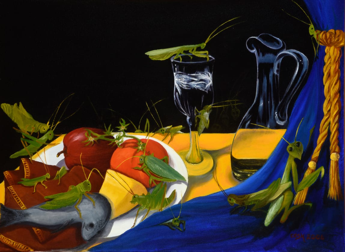 Locusts - Eighth  Plague by Carolyn Kleinberger 