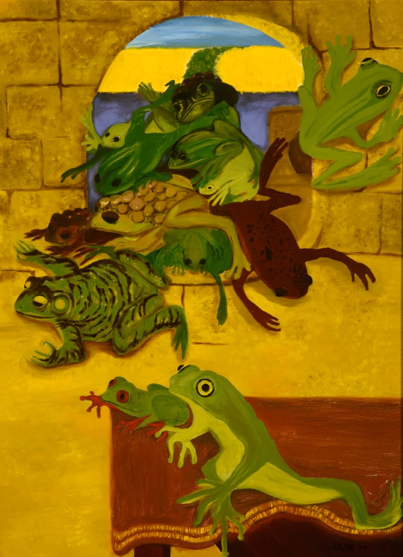 Frogs - The Second Plague by Carolyn Kleinberger, Image 1.