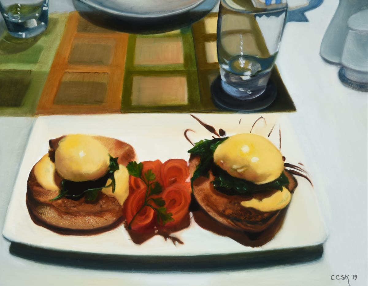 Eggs Benedict New Zealand Style by Carolyn Kleinberger  
