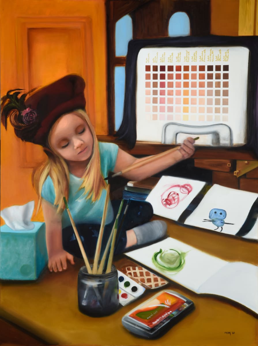 Artist In The Making by Carolyn Kleinberger 