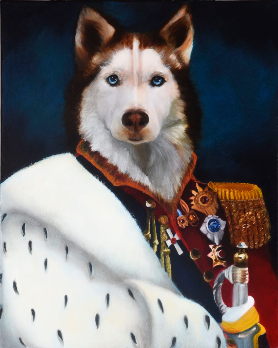 Burger, The Regal Husky by Carolyn Kleinberger 