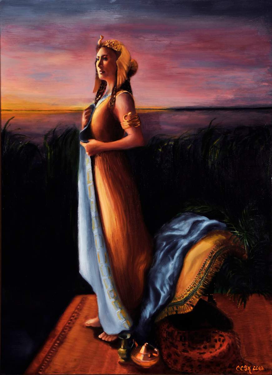 Egyptian Princess Print by Carolyn Kleinberger  Image: Signed Limited Edition of 54.