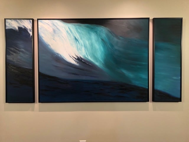 The Roiling Sea | Triptych by Carolyn Kleinberger , Image 1.