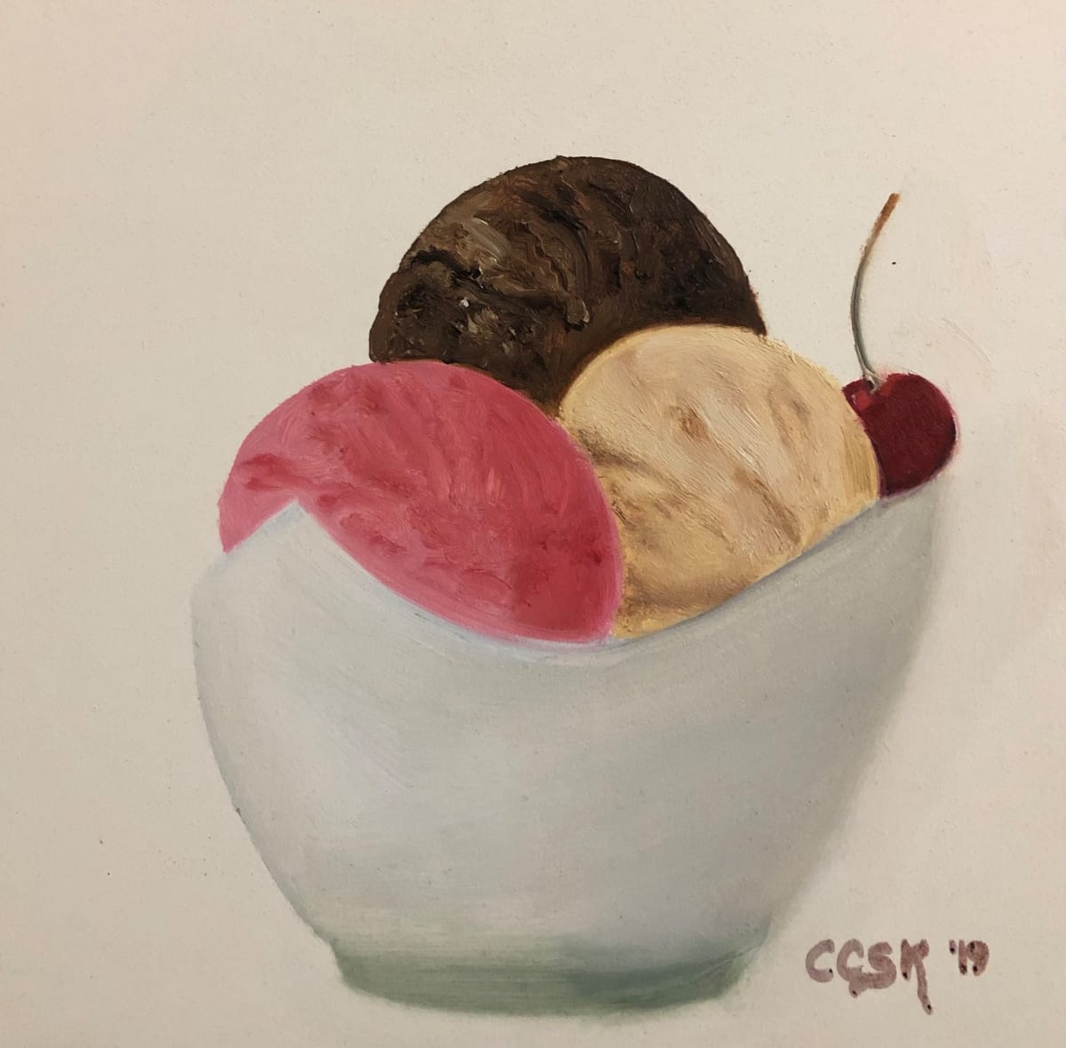 Ice Cream Sundae by Carolyn Kleinberger  