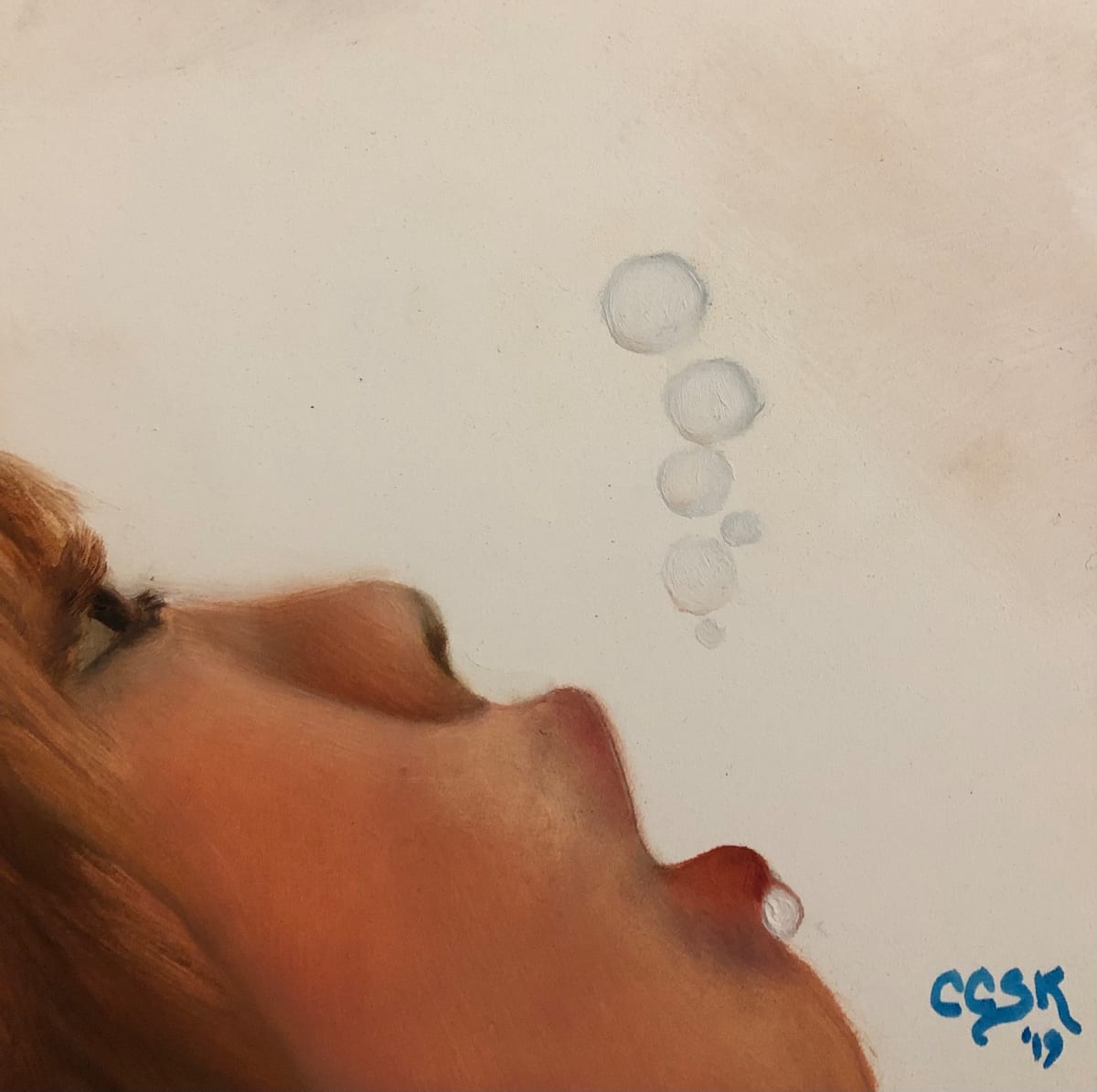 Blowing Bubbles by Carolyn Kleinberger  