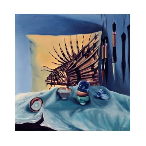 Lionfish Pillow by Carolyn Kleinberger  