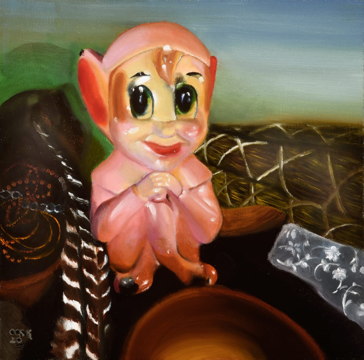 Pink Elf by Carolyn Kleinberger 