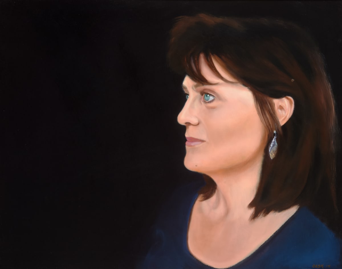 Portrait Of Carol by Carolyn Kleinberger  