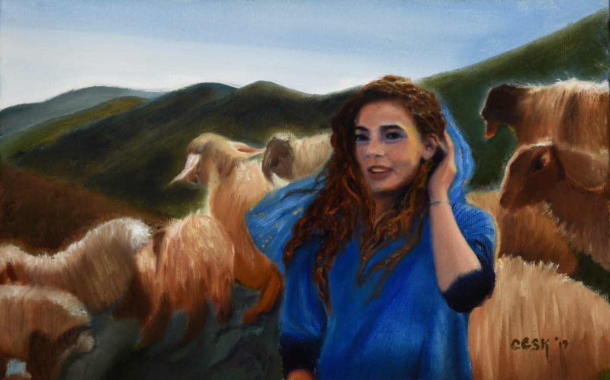 Rachel The Shepherdess by Carolyn Kleinberger 