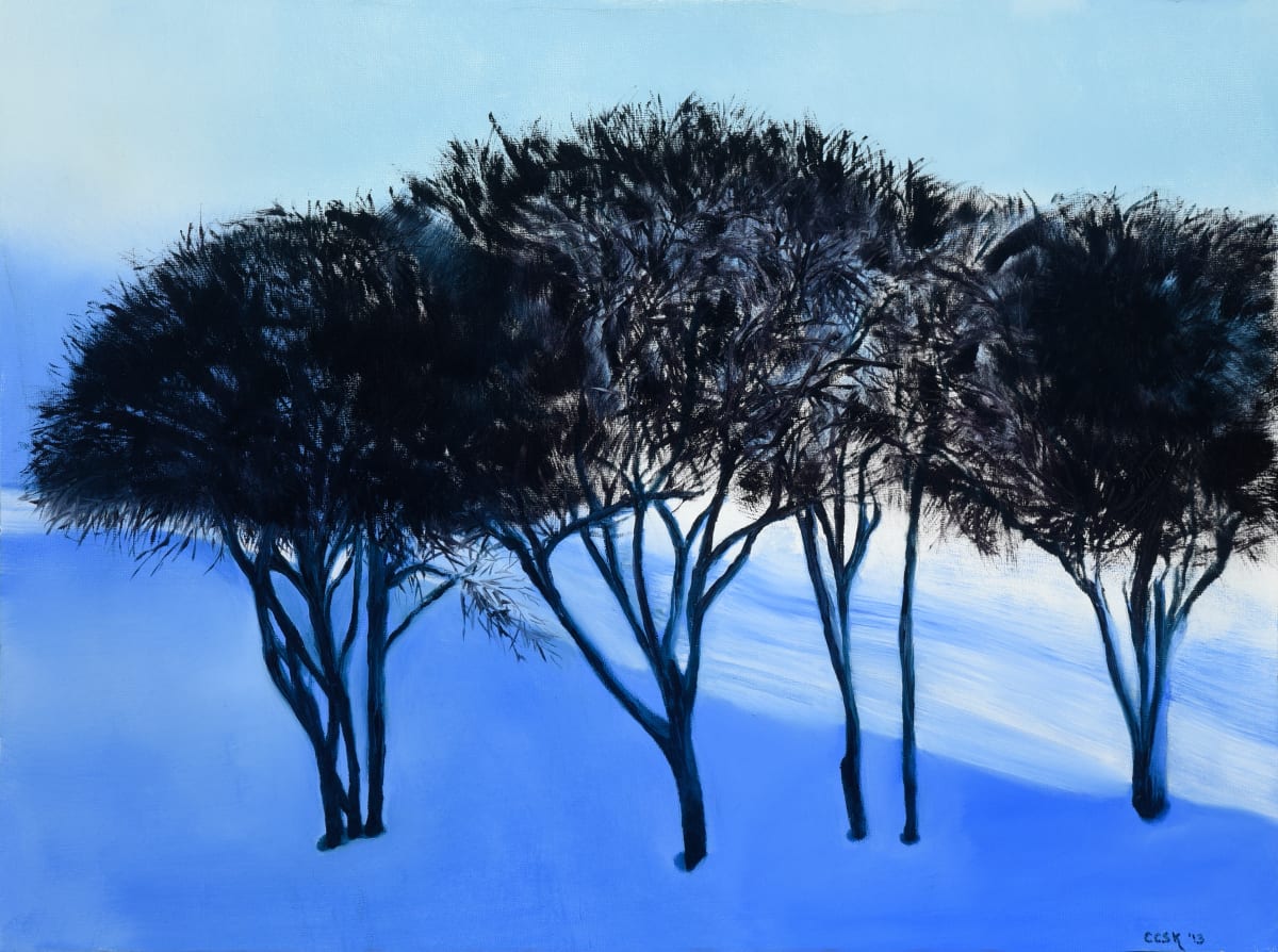 Winter Trees I by Carolyn Kleinberger  
