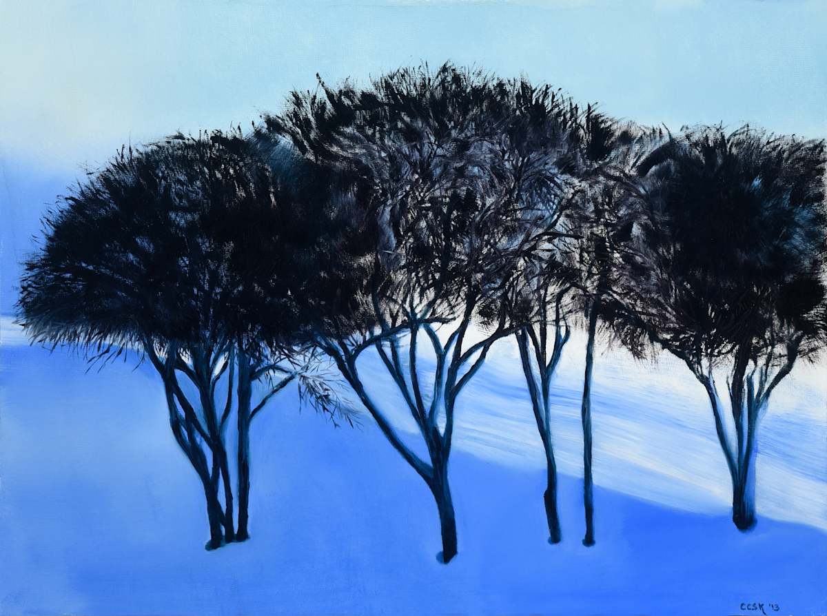 Winter Trees I by Carolyn Kleinberger, Image 2.