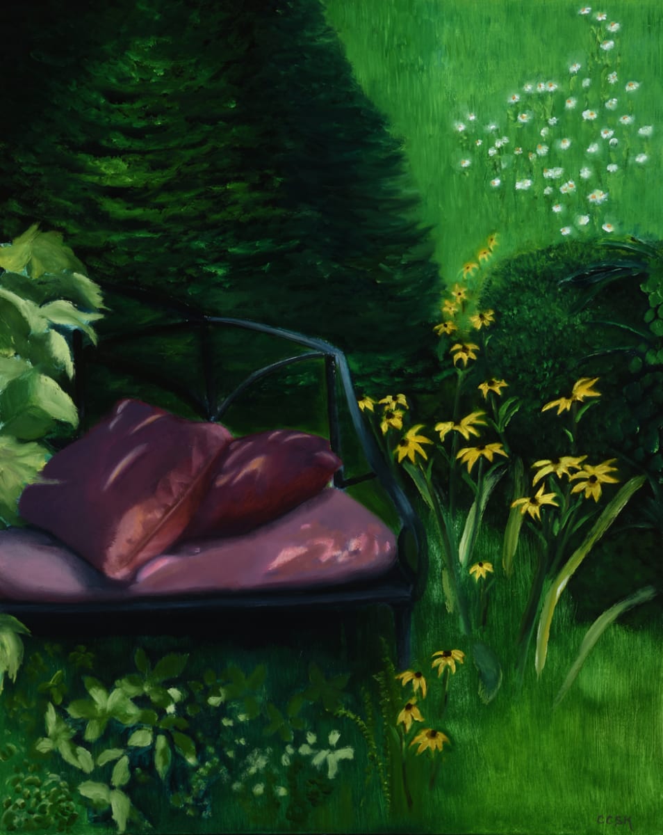 Garden Settee by Carolyn Kleinberger  