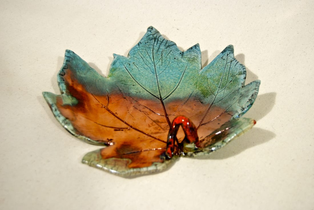 Raku Leaf 