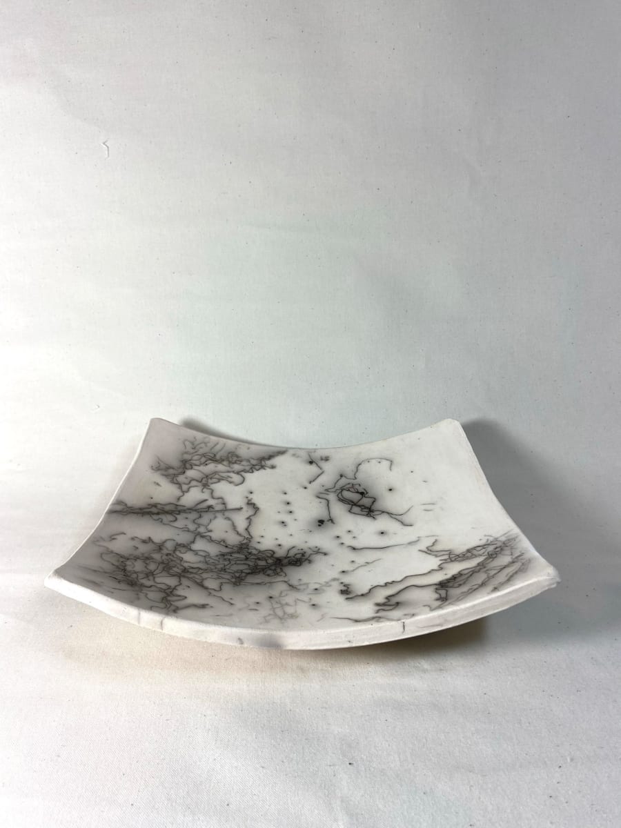 Square plate  Image: Horsehair plate