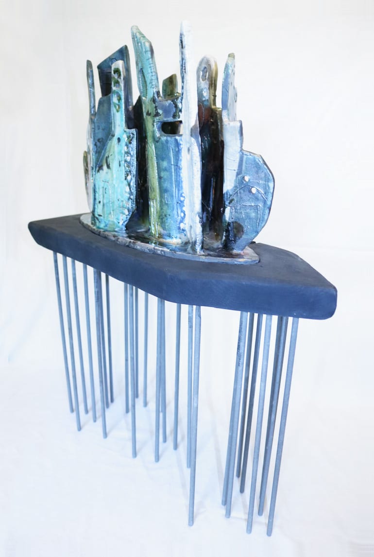 City boat on deck by Mariana Sola 