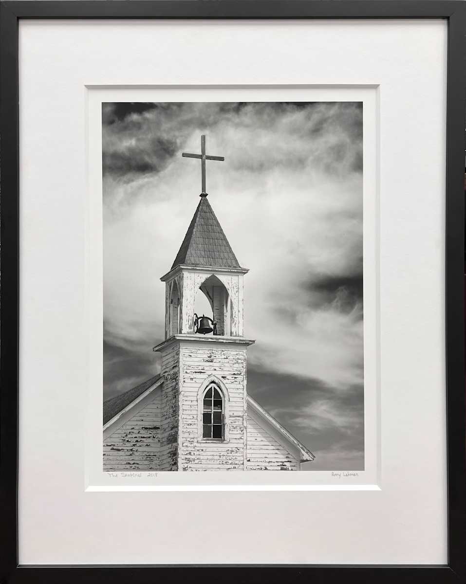 The Sentinel by Amy Lehman  Image: “Stories of faith and promise still emanate from the walls of this abandoned church on the Great Plains of South Dakota ... the serenity of our natural surroundings is the primary emphasis of my fine art photography. As a child, daily treks into the landscape on foot or by horseback fed my curiosity of nature. Raised in a creative and musical household I was encouraged to see the beauty of our surroundings and how that beauty can be transposed for the eye and the ear. I strive to share the resulting images in hopes of inspiring others to see beauty, metaphor, and meaning.”