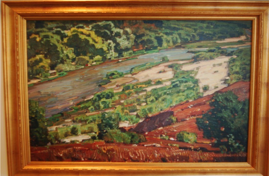 Santa Ana River by William Wendt 