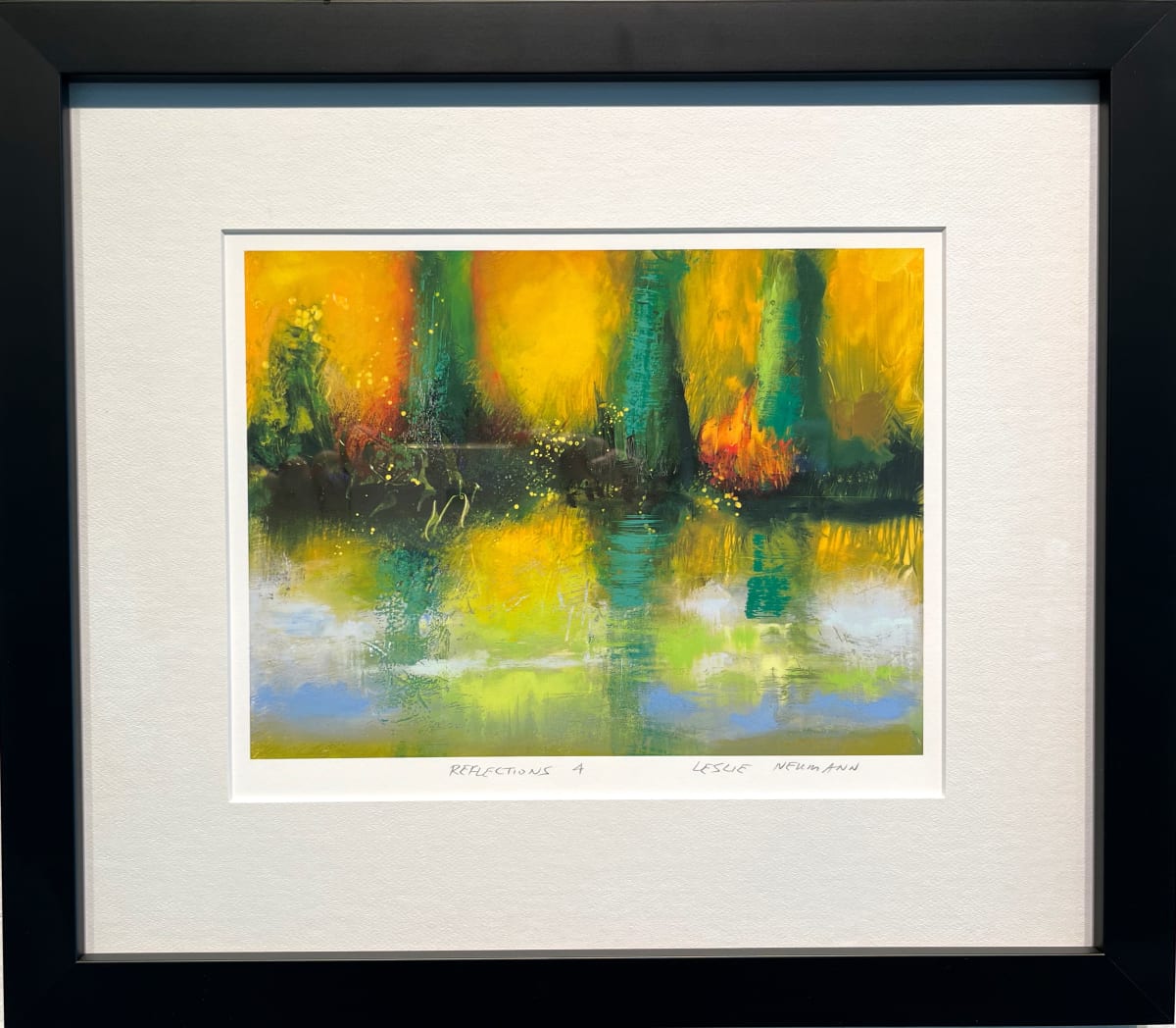 Reflections 4 - Framed #3 by Leslie Neumann