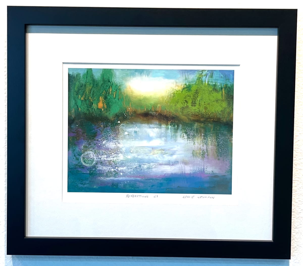 Reflections 27 - Framed #1 by Leslie Neumann, Image 1.