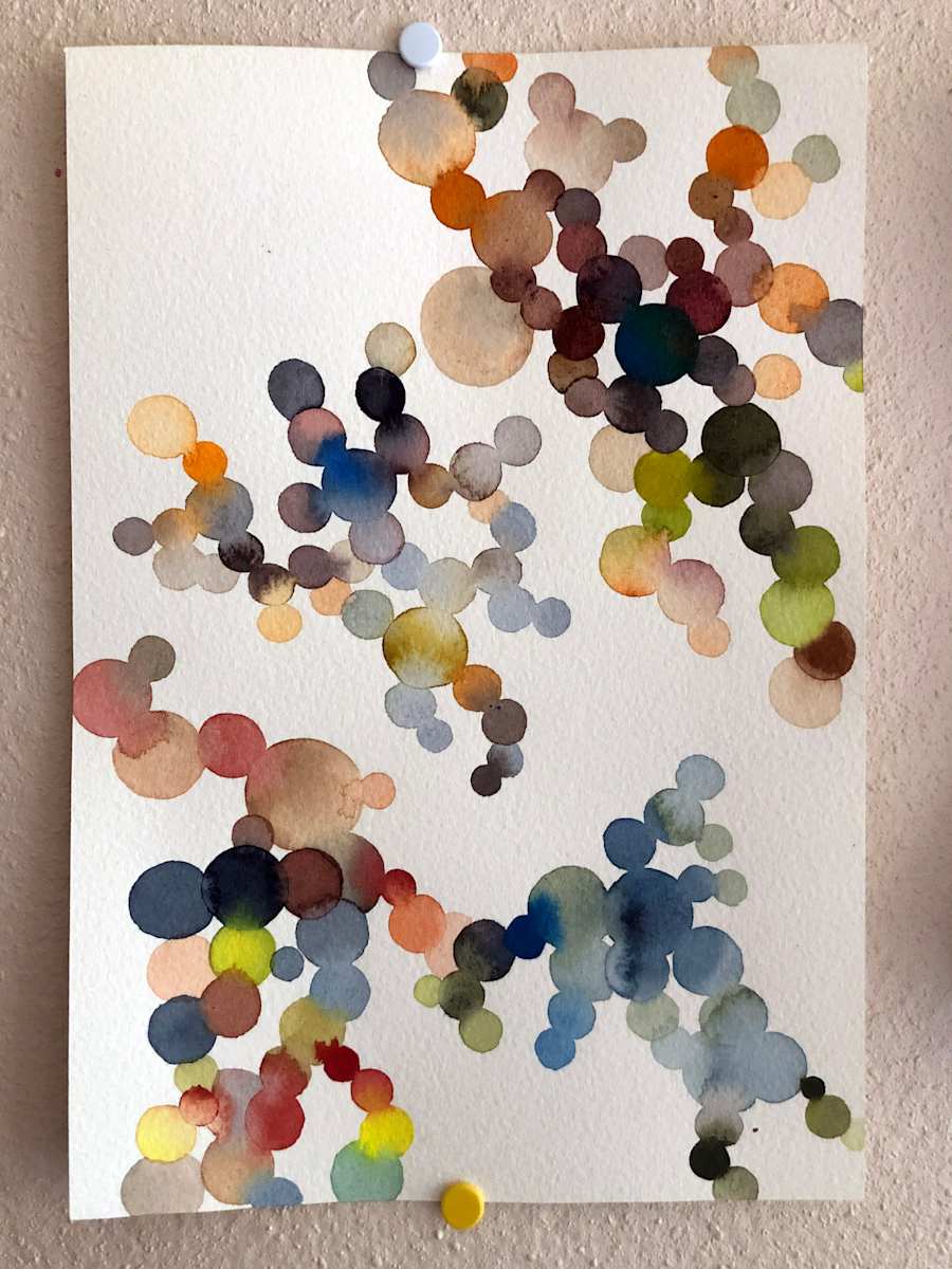 Bubble Clusters (color study) by Karen Kuo, Image 1.
