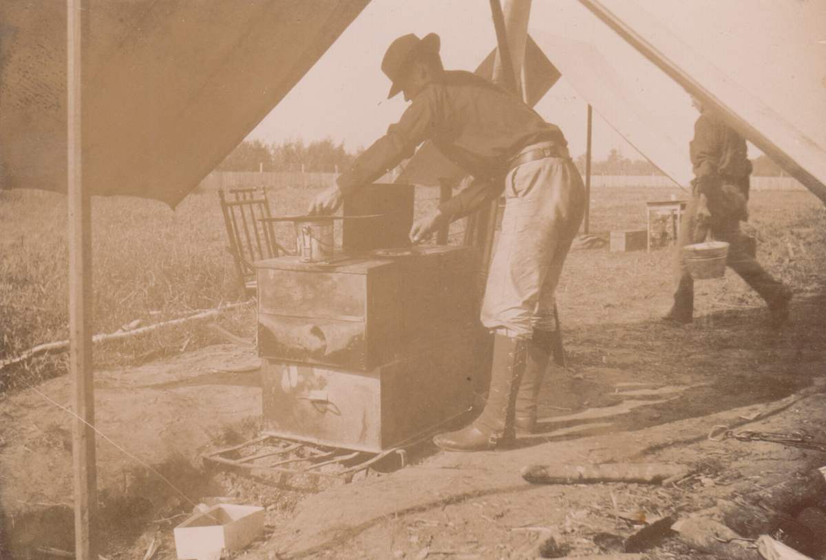 Camp Scene by Unknown, United States 