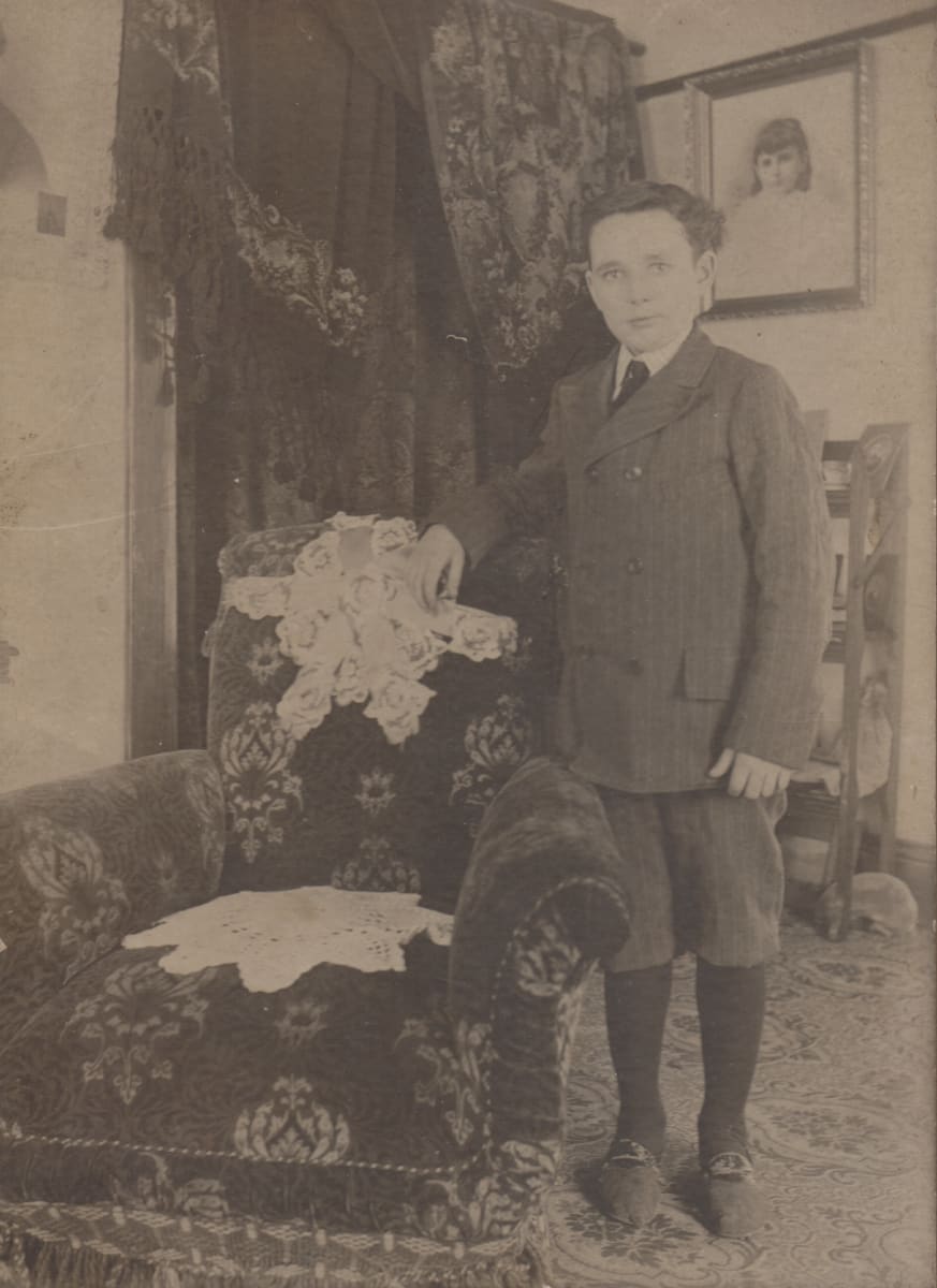 Boy with Armchair by Unknown, United States 