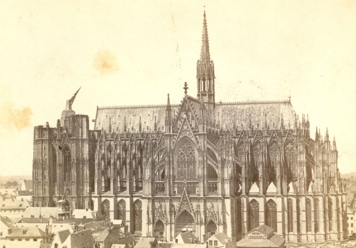 Cologne Cathedral under Construction by Unknown, Image 1.