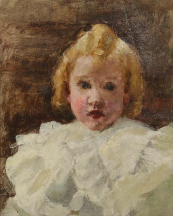 Portrait of the Artist's Son by Eurilda Loomis France 