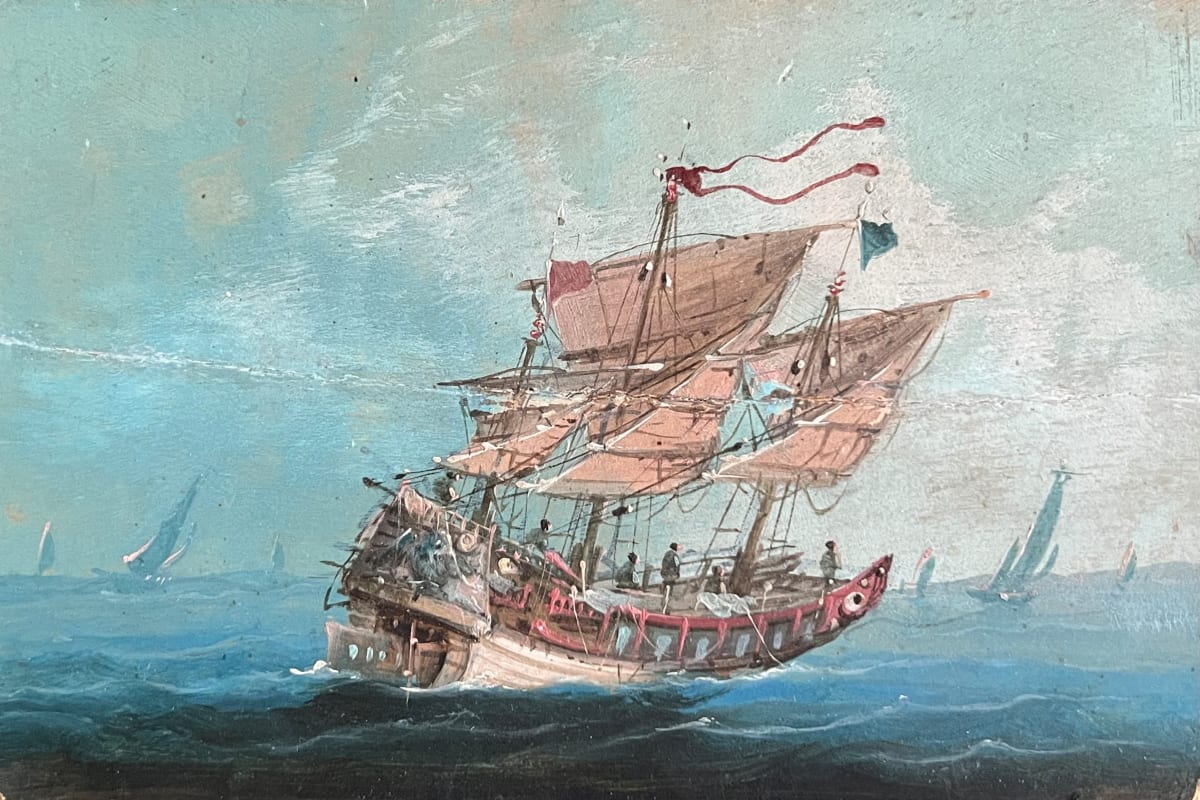 Ship at Sea by Unknown 