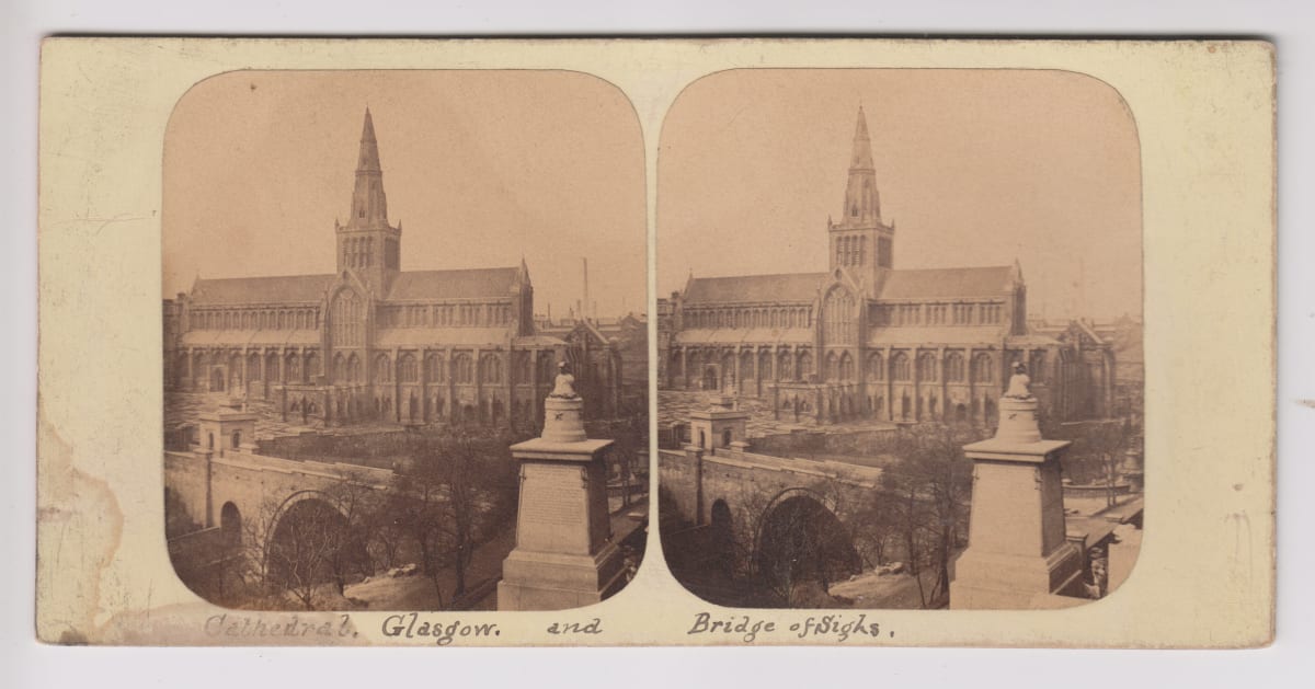 Glasgow Cathedral and Bridge of Sighs by Unknown, Scotland 