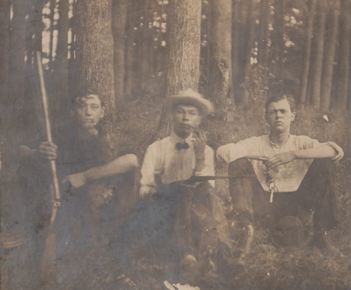 Boys in the Woods by Unknown, United States, Image 1.